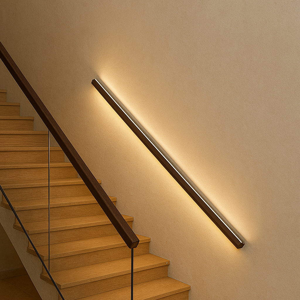 Classic LED Handrail - Round, Dual Light