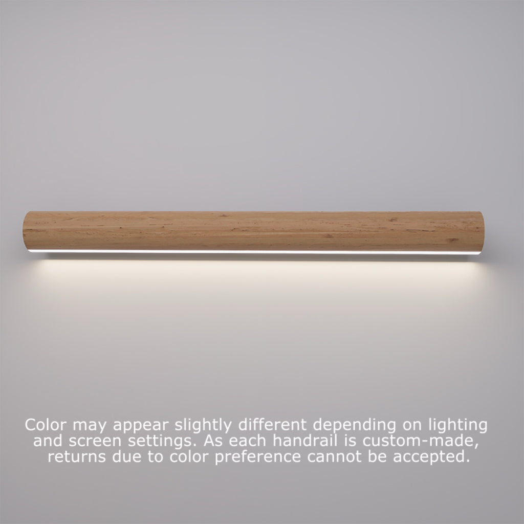 Instant-On LED Handrail - Round, Bottom Light