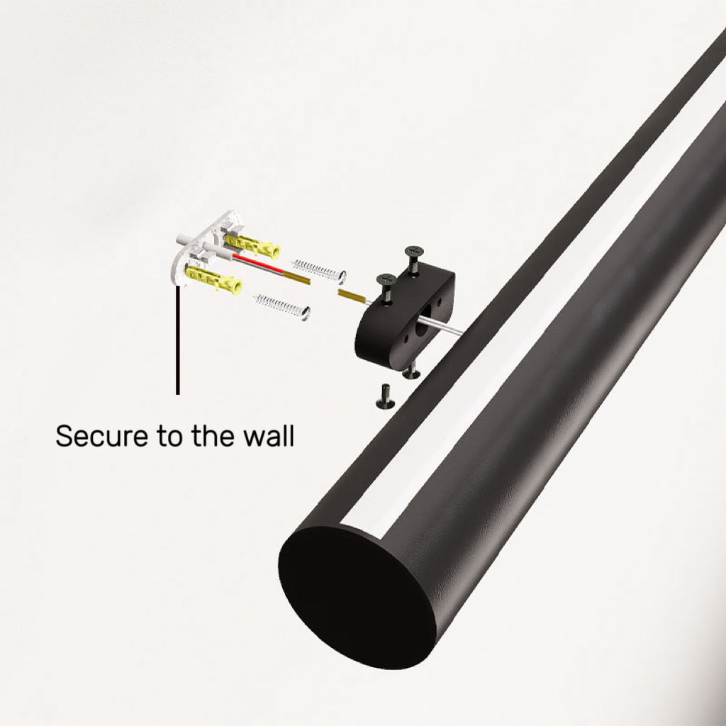 LED Handrail with Motion Censor & Flowing Light Effect - Round