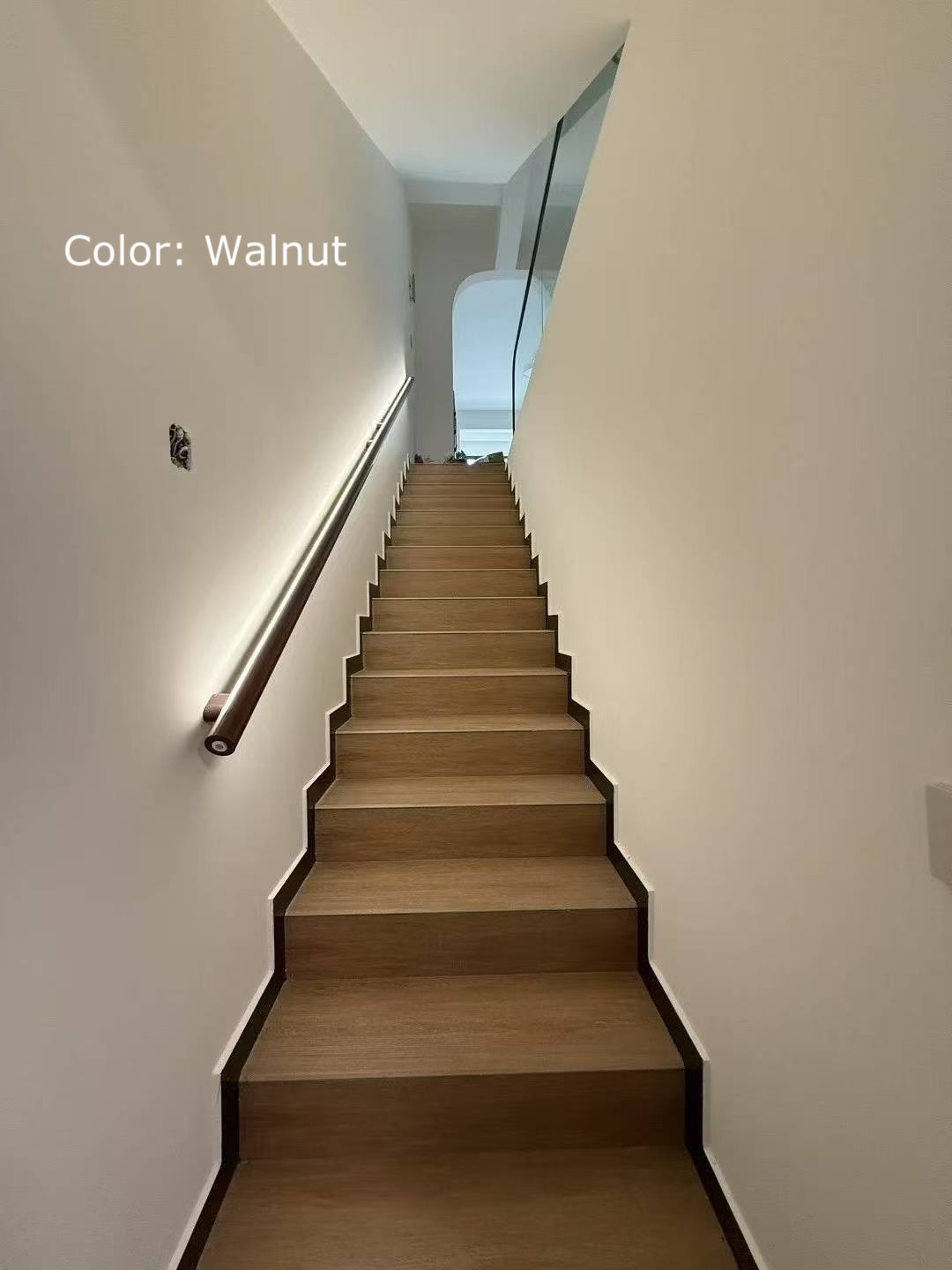 LED Handrail with Motion Censor & Flowing Light Effect - Round
