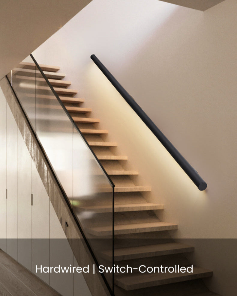 Standard LED Handrail - Round, Bottom Light